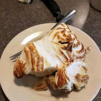 vegan lemon meringue pie at Veggie Galaxy in Cambridge