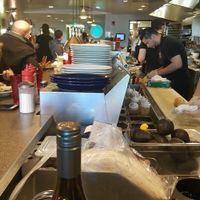 nous sommes au comptoir at Veggie Galaxy in Cambridge