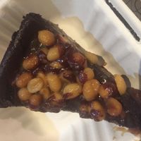 Snickers cheesecake  at Veggie Galaxy in Cambridge