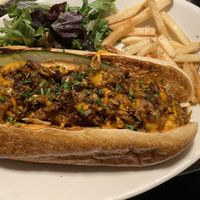 Chopped cheese   at Veggie Galaxy in Cambridge