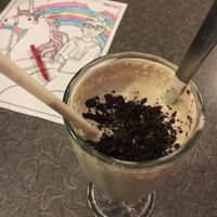 Vegan Oreo shake  at Veggie Galaxy in Cambridge