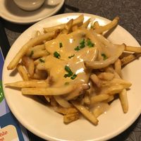 Vegan Poutine at Veggie Galaxy in Cambridge
