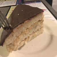 Boston cream pie at Veggie Galaxy in Cambridge