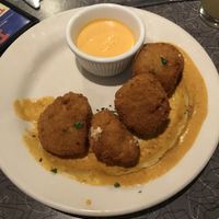 Vegan Mac and Cheese bites at Veggie Galaxy in Cambridge