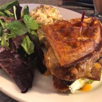 Unreal vegan comfort food! at Veggie Galaxy in Cambridge