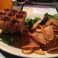 Mac n stack at Veggie Galaxy in Cambridge