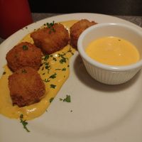 Macaroni bites at Veggie Galaxy in Cambridge