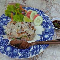 mushroom fried rice at Cooking Garden Cafe & Eatery in Mae Sai
