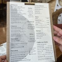 Menu  at Billy Brunch Sevilla in Sevilla