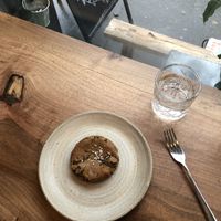 Tahini cookie  at Brouillon in Paris