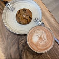 Mocha & tahini cookie  at Brouillon in Paris