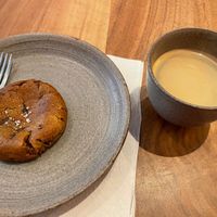 Tahini cookie  at Brouillon in Paris
