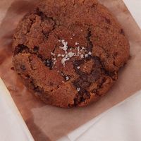 The tahini cookie at Brouillon in Paris