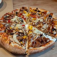 Pizza bbq at Pizzeria Campelo in Valdovino