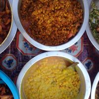 spicy and mild beans are the best and most Burmese vegan protein I've had in Mae Sai  at Burmese Bowls in Mae Sai