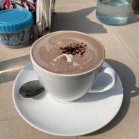 Hot chocolate w soy milkk  at Be Happy in Bodhgaya