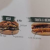 Burger vegana at Canalla in Sabadell
