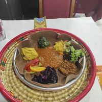 Mixed veg plate at Asmara in Lyon