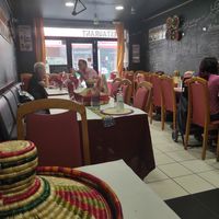 Inside the restaurant at Asmara in Lyon