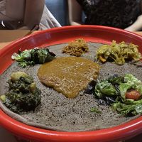 Assortment platter - it was gorgeous!   at Asmara in Lyon