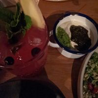 Delicious tahini sauce at Night Kitchen in Berlin