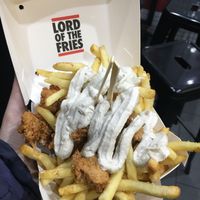 Epic post Uni munch session! Persian aioli at Lord of the Fries - Melbourne Central in Melbourne