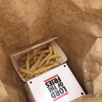 Delicious salty French fries at Lord of the Fries - Melbourne Central in Melbourne