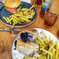 Wrap vegano at Brooklyn & Co in Salamanca