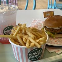 Chicken burger combo   at Neat Burger - Bishopsgate in London