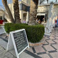 Sign  at Coffee Studio in Hurghada