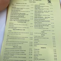 Menu november 2023  at Coffee Studio in Hurghada