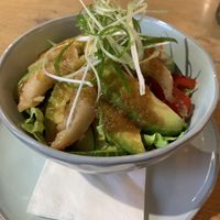 Avocado salad with „shrimp“💚  at Vevi Restaurant II in Vienna