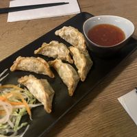 V116 - gebratene Teigtaschen  at Vevi Restaurant II in Vienna