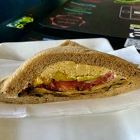 Chickpea sandwich   at TRAME' in Milan