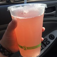 Yum! Ginger lime/Passionfruit something mixed together. Kombucha flavours of the day. at Maui Kombucha in Haiku