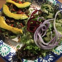 Raw pizza with pesto and jalapeño cheese at Maui Kombucha in Haiku