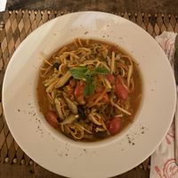 Espaguete de palmito pupunha orgânico  at Vinicius in Paraty