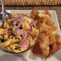 Banana ceviche at Vinicius in Paraty