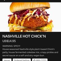Pic and description on Uber app  at Smash Me Baby - Takeout & Delivery  in Las Vegas
