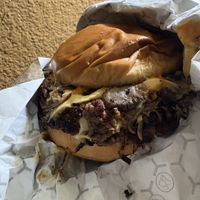 Mushroom burger  at Smash Me Baby - Takeout & Delivery  in Las Vegas