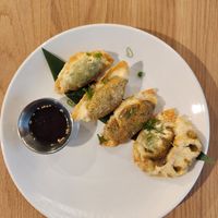Crispy Kale Dumplings at XMarket & Vegan Food Hall - Uptown in Chicago