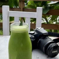 Green juice   at El Patio in Bocas Del Toro