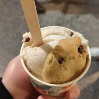Vegan coconut chunk with vegan chocolate chip cookie at Hello Robin in Seattle