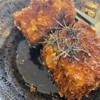 Katsu tofu  at Raijin Japanese Cuisine in Canberra