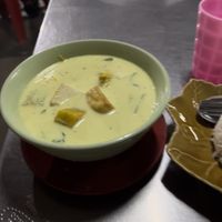 Green Curry with tofu  at Bam Bam in Koh Tao