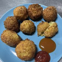 Crispy potato balls  at Bam Bam in Koh Tao