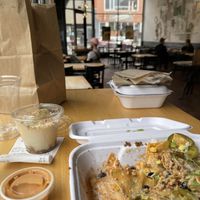 The dessert parfaits are yummy  at Native Foods - Wicker Park in Chicago