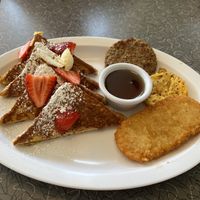 French Toast Platter  at BeeWali's Vegan AF in Los Angeles