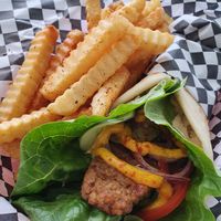 Fries at BeeWali's Vegan AF in Los Angeles