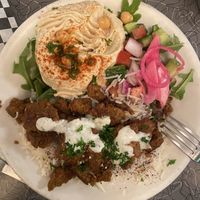 Lamb meddi bowl!   at BeeWali's Vegan AF in Los Angeles